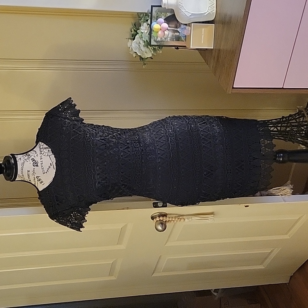 Francesca Black lace dress